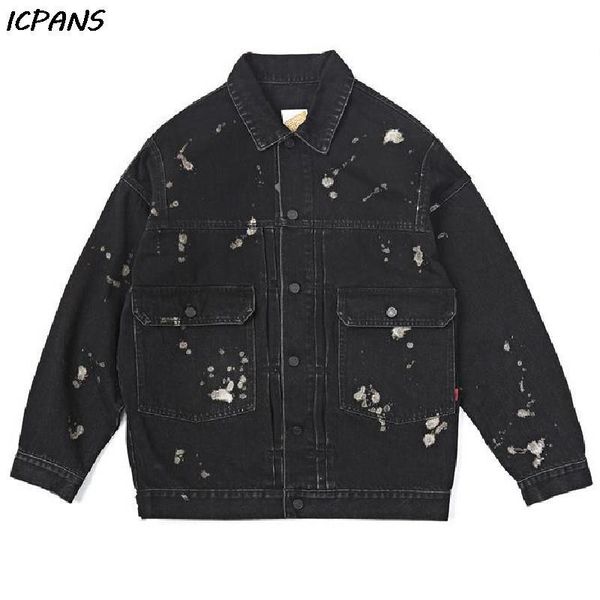 men's jackets winter autumn denim jean jacket chaquetas tie-dye vintage black pockets cargo for men brand streetwear coats, Black;brown
men's jackets winter autumn denim jean jacket chaquetas tie-dye vintage black pockets cargo for men brand streetwear coats, Black;brown