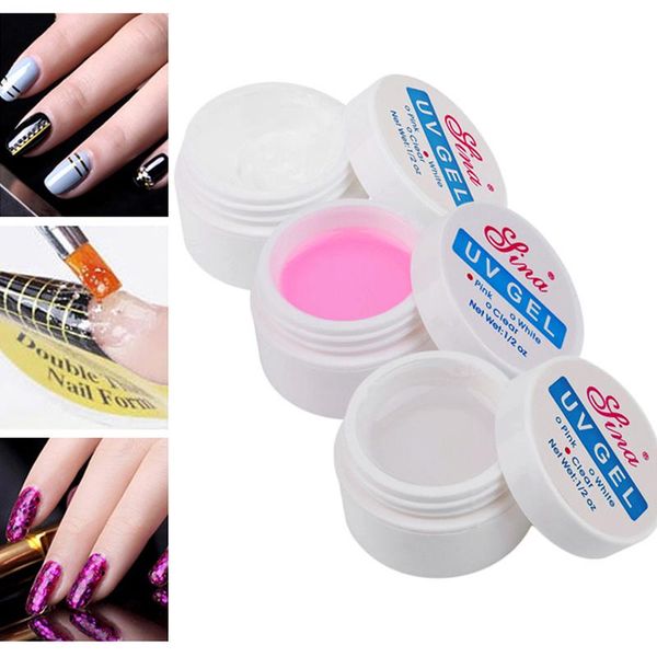 nail gel 15ml pink white clear extension uv potherapy builder for nails finger extensions art tools, Red;pink
nail gel 15ml pink white clear extension uv potherapy builder for nails finger extensions art tools, Red;pink