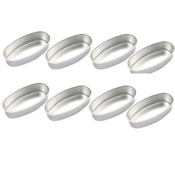 8pcs oval cheesecake pan meatloaf bread mold non-stick aluminum baking suitable for oven and instant other bakeware
8pcs oval cheesecake pan meatloaf bread mold non-stick aluminum baking suitable for oven and instant other bakeware