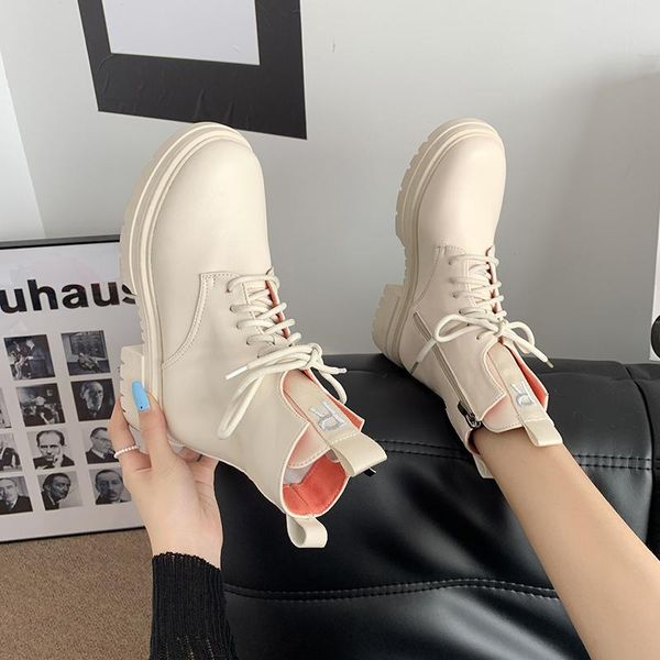boots 2021 autumn women western ankle white booties gothic black rubber lace-up female lady shoes
boots 2021 autumn women western ankle white booties gothic black rubber lace-up female lady shoes