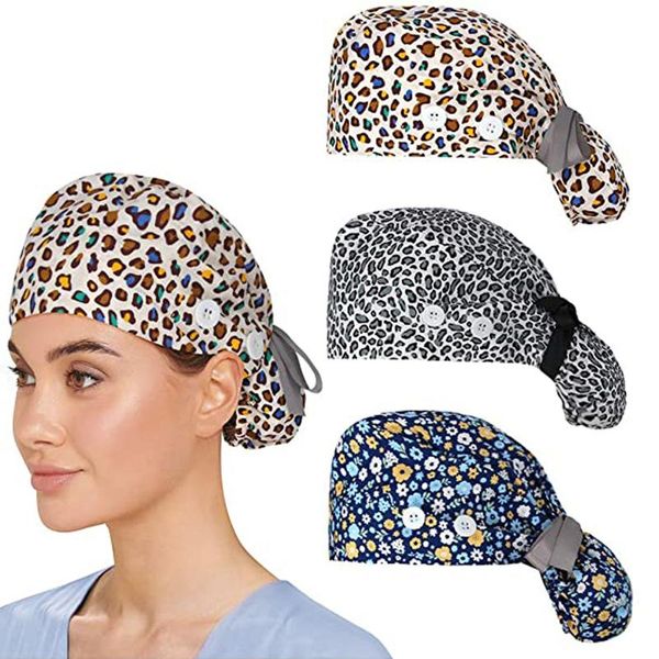 adjustable printing cotton hat beauty salon working caps skullies elastic with buttons beanies accessories #4
adjustable printing cotton hat beauty salon working caps skullies elastic with buttons beanies accessories #4