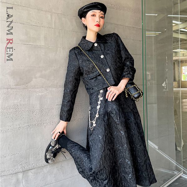 women embroidery jacquard solid black blazer lapel long sleeve loose fit jacket fashion spring autumn 210507, White;black
women embroidery jacquard solid black blazer lapel long sleeve loose fit jacket fashion spring autumn 210507, White;black