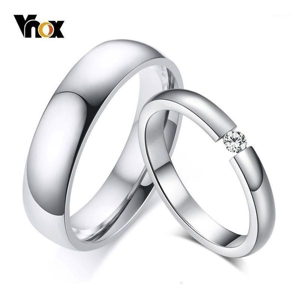 cluster rings vnox classic cubic zirconia wedding ring for woman man color never fade lovers' gift1, Golden;silver
cluster rings vnox classic cubic zirconia wedding ring for woman man color never fade lovers' gift1, Golden;silver