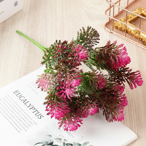 decorative flowers & wreaths high-quality artificial plants, 7 fork melaleuca grass, 28 cm single bunch, homedecoration, wedding scene vase
decorative flowers & wreaths high-quality artificial plants, 7 fork melaleuca grass, 28 cm single bunch, homedecoration, wedding scene vase