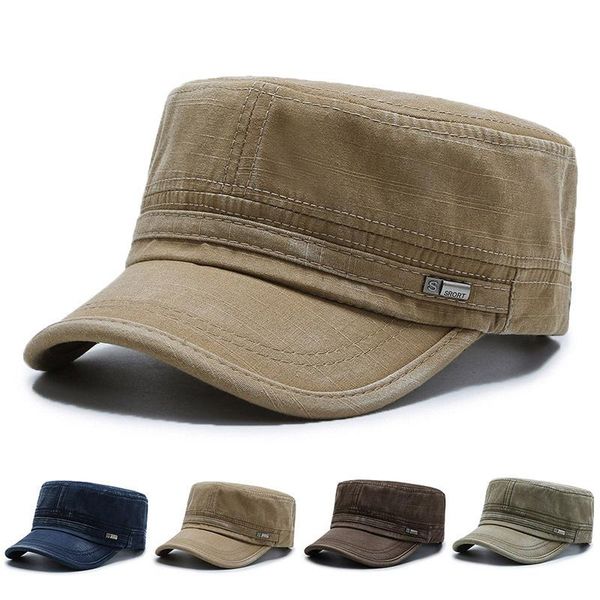 wide brim hats classic vintage military caps fashion flat men hat cotton snapback bonnet outdoor visor women gorras casquette czapka hom, Blue;gray
wide brim hats classic vintage military caps fashion flat men hat cotton snapback bonnet outdoor visor women gorras casquette czapka hom, Blue;gray