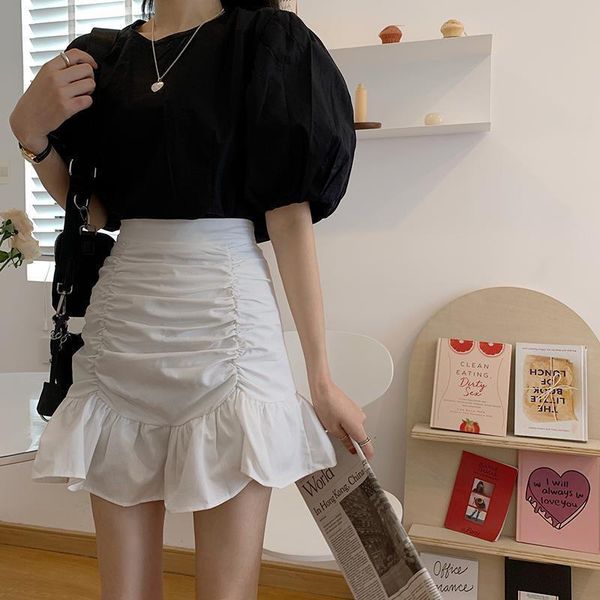 skirts half-length skirt female short 2021 spring net red pleated high-waisted thin all-match bag hip a-line, Black
skirts half-length skirt female short 2021 spring net red pleated high-waisted thin all-match bag hip a-line, Black