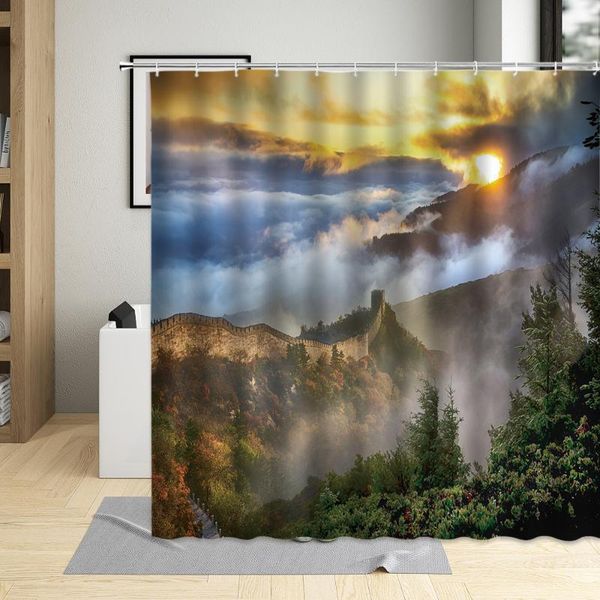 shower curtains mountains cloud dusk fog great wall landscape sunset scenery bathroom decor cloth with hook
shower curtains mountains cloud dusk fog great wall landscape sunset scenery bathroom decor cloth with hook