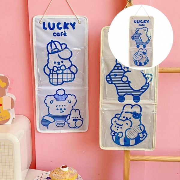 hooks & rails hanging design sturdy bear print adorable storage pouch for dorm
hooks & rails hanging design sturdy bear print adorable storage pouch for dorm