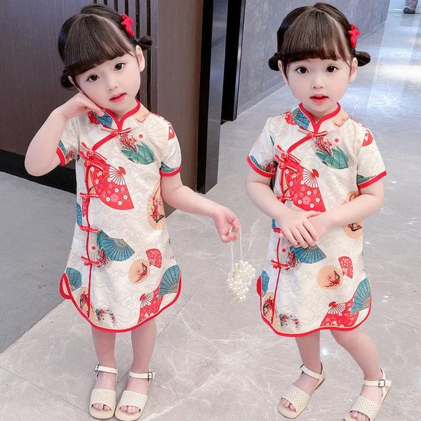ethnic clothing girls' cheongsam summer chinese style thin 2021 baby girl dress foreign hanfu children's tang suit, Red
ethnic clothing girls' cheongsam summer chinese style thin 2021 baby girl dress foreign hanfu children's tang suit, Red