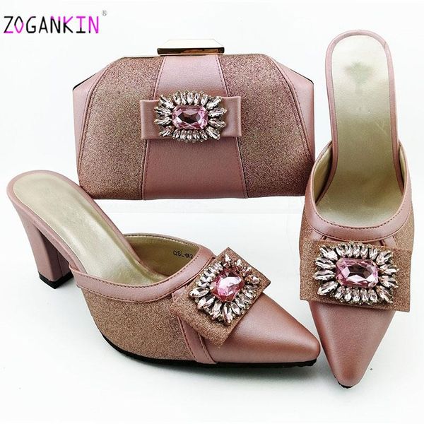 dress shoes pink color 2021 nigerian slipper with matching bag set for party classics style woman pumps and bags wedding, Black
dress shoes pink color 2021 nigerian slipper with matching bag set for party classics style woman pumps and bags wedding, Black