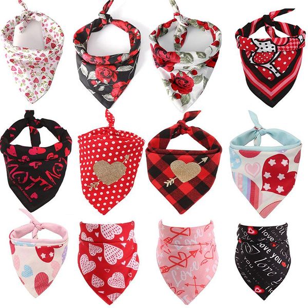 dog apparel 30pcs valentine's day pet products bandana cotton cat bandanas scarf bibs printing grooming accessories
dog apparel 30pcs valentine's day pet products bandana cotton cat bandanas scarf bibs printing grooming accessories