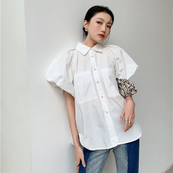 women's blouses & shirts puff sleeve white for women designer button up short collared summer korean fashion trend cqwa
women's blouses & shirts puff sleeve white for women designer button up short collared summer korean fashion trend cqwa