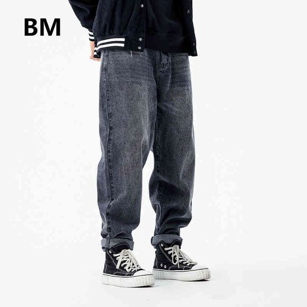 men's japanese streetwear ripped straight jeans men clothing loose harajuku cargo pants hip hop denim trousers kpop clothes, Blue
men's japanese streetwear ripped straight jeans men clothing loose harajuku cargo pants hip hop denim trousers kpop clothes, Blue