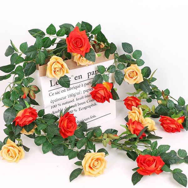 decorative flowers & wreaths 1pc artificial rose vine flower home wall garland decoration wedding party rattan fake
decorative flowers & wreaths 1pc artificial rose vine flower home wall garland decoration wedding party rattan fake
