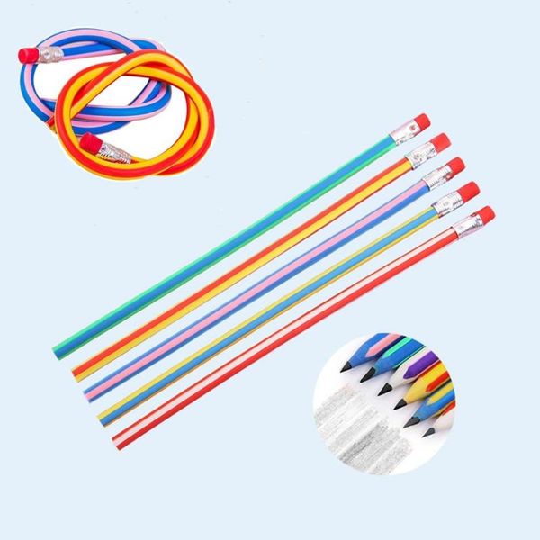 10pcs colorful magic bendy flexible soft pencil with eraser student pen kid toy kawaii school stationery office writing supplies pencils
10pcs colorful magic bendy flexible soft pencil with eraser student pen kid toy kawaii school stationery office writing supplies pencils