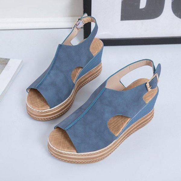 sandals nice peep toe wedges women summer solid heighten shoes woman flock platform slides for women's high heel, Black
sandals nice peep toe wedges women summer solid heighten shoes woman flock platform slides for women's high heel, Black