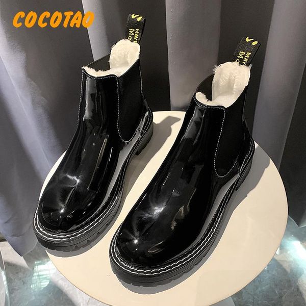 boots 2021 thin and thick bottom female british style wild fashion heel plus velvet handsome short, Black
boots 2021 thin and thick bottom female british style wild fashion heel plus velvet handsome short, Black