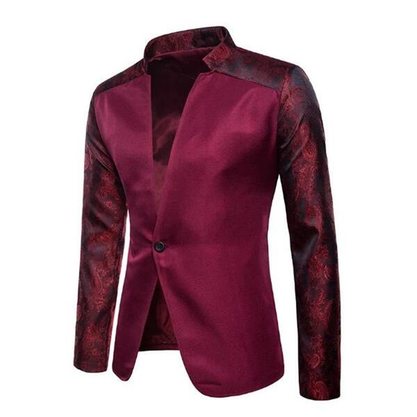 men's suits & blazers chinese style men coat 2021 spring autum single button slim fit costumes stage prom singer clothing, White;black
men's suits & blazers chinese style men coat 2021 spring autum single button slim fit costumes stage prom singer clothing, White;black