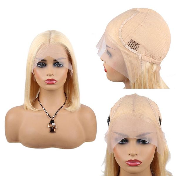 lace wigs 613 blonde front for women remy straight brazilian human hair short bob wig transparent frontal pre plucked, Black;brown
lace wigs 613 blonde front for women remy straight brazilian human hair short bob wig transparent frontal pre plucked, Black;brown