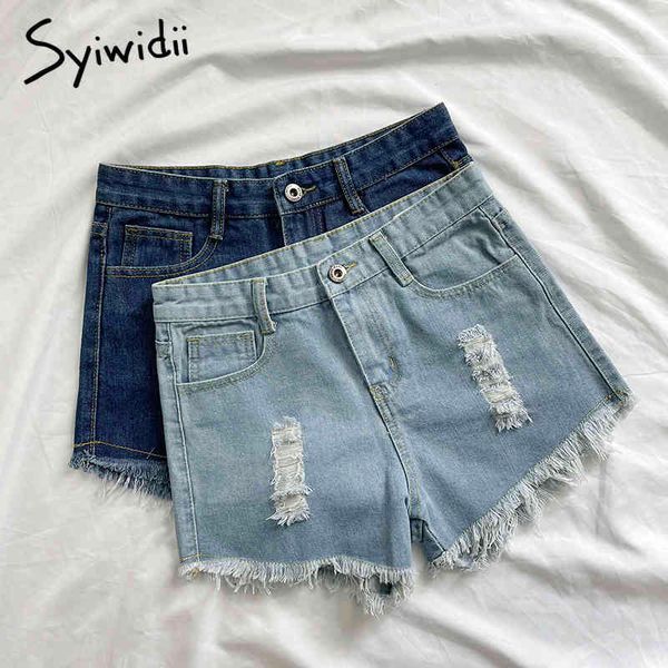 syiwidii womens high waisted denim shorts jean ripped summer clothing fashion sky blue hollow out tassel solid hole sweat 210417, White;black
syiwidii womens high waisted denim shorts jean ripped summer clothing fashion sky blue hollow out tassel solid hole sweat 210417, White;black