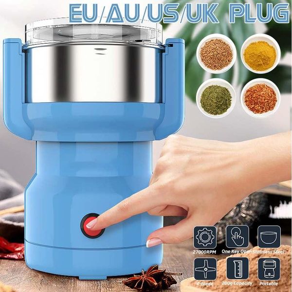 electric coffee grinders 27000w 4-blade bean grinder stainless steel spices pepper herbs nuts mill multifunction smash machine
electric coffee grinders 27000w 4-blade bean grinder stainless steel spices pepper herbs nuts mill multifunction smash machine