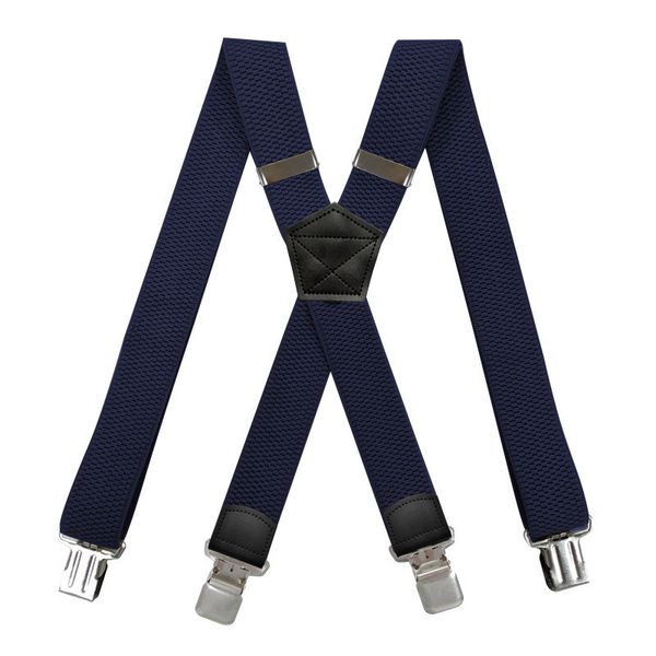 mens heavy duty big and tall suspenders 38cm wide x back with 4 strong clips adjustable elastic work trouser braces-black brown, Black;white
mens heavy duty big and tall suspenders 38cm wide x back with 4 strong clips adjustable elastic work trouser braces-black brown, Black;white