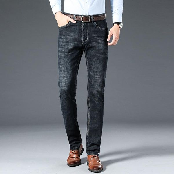 men's jeans brand classic slim straight cowboys trousers spring summer autumn homme business casual stretch denim pants 40, Blue
men's jeans brand classic slim straight cowboys trousers spring summer autumn homme business casual stretch denim pants 40, Blue