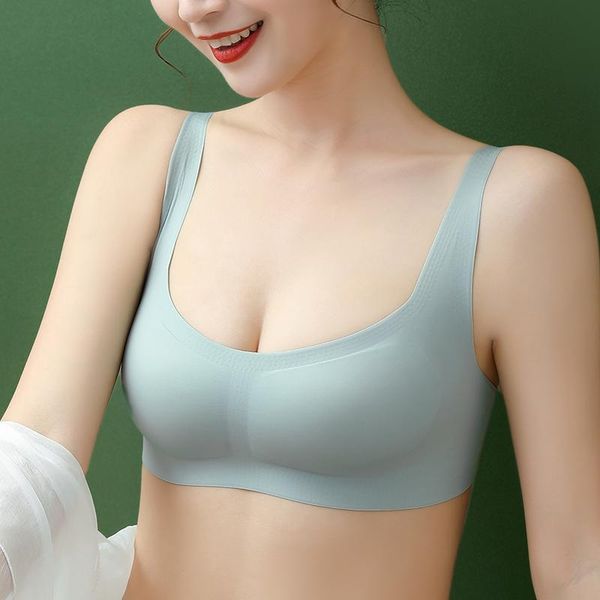 bras sets no trace steel ring one piece women underwear vest-style bra big breasts gathered pure color, Red;black
bras sets no trace steel ring one piece women underwear vest-style bra big breasts gathered pure color, Red;black