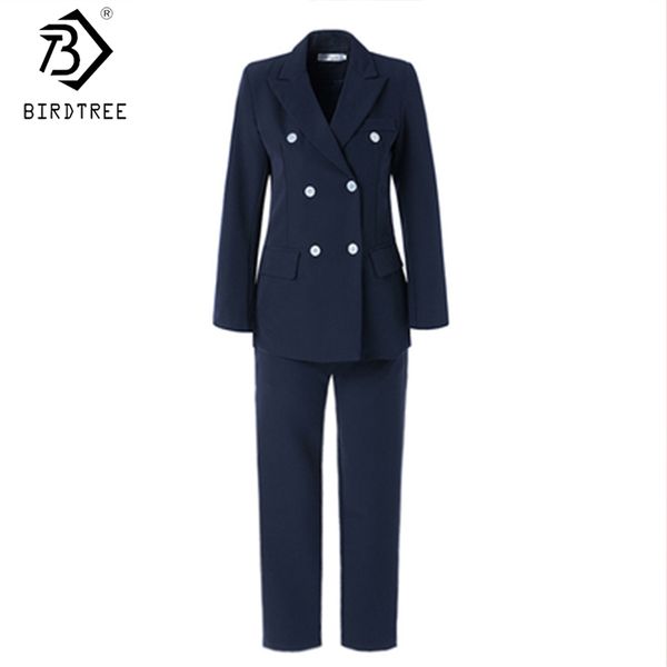 autumn new women suits 2 pcs set notched double breasted blazer +cropped pants good quality formal sets s08705k 210419, White
autumn new women suits 2 pcs set notched double breasted blazer +cropped pants good quality formal sets s08705k 210419, White