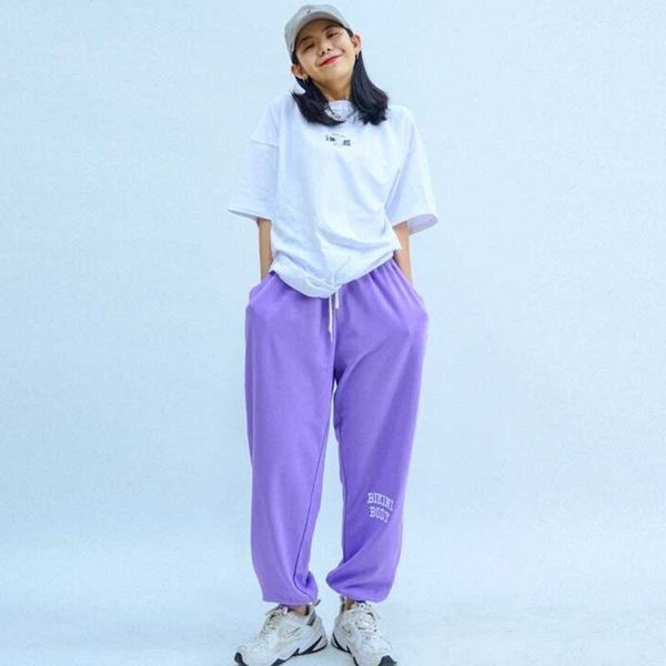 purple hip-hop casual trousers womens spring and autumn new sports student hip-hop tide guard pants loose wild sports trend, Black
purple hip-hop casual trousers womens spring and autumn new sports student hip-hop tide guard pants loose wild sports trend, Black