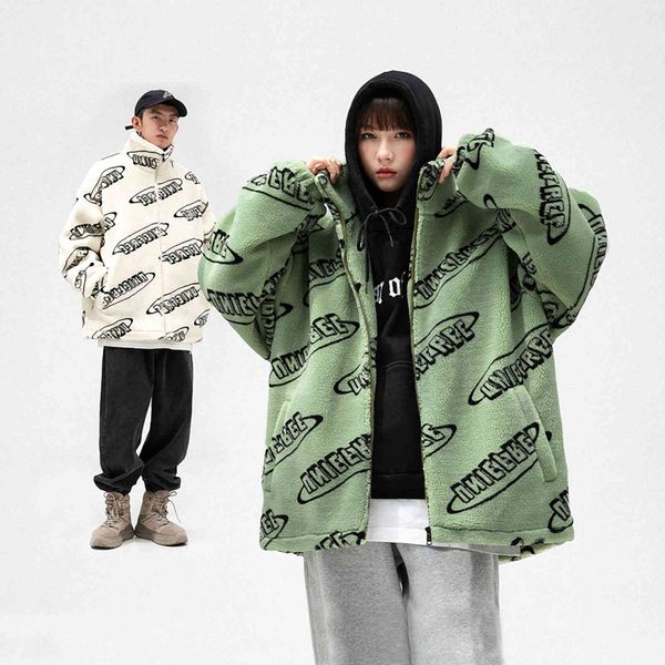 men's and women's thick wool casual zipper et, harajuku style, large, youth, winter, 2021, Black;brown
men's and women's thick wool casual zipper et, harajuku style, large, youth, winter, 2021, Black;brown