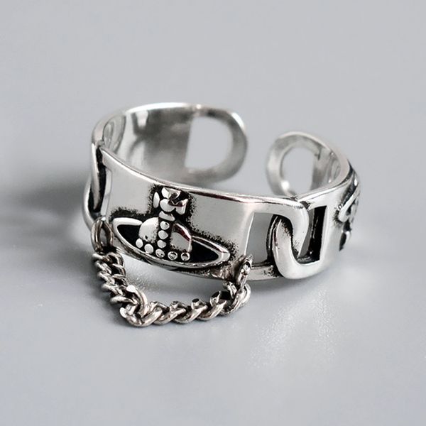 retro saturn chain planet rings silver color braided chains personality adjustable opening finger ring, Golden;silver
retro saturn chain planet rings silver color braided chains personality adjustable opening finger ring, Golden;silver