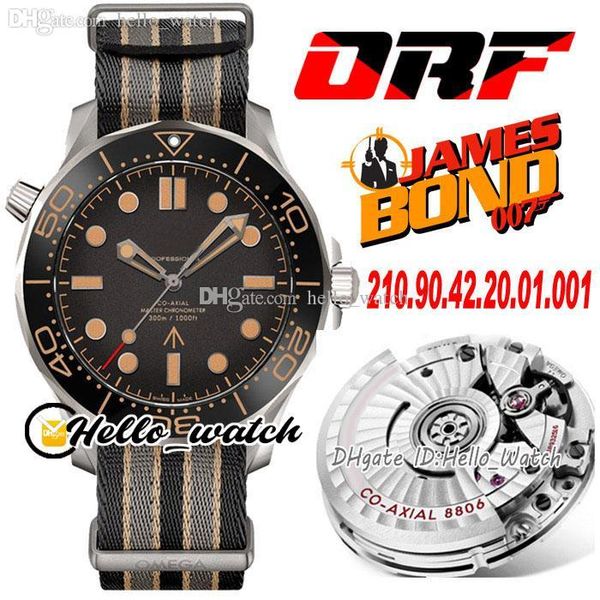orf v2 007 james bond "no time to die" watches cal a8806 automatic mens watch limited edition ceramic titanium black dial nato str, Slivery;brown
orf v2 007 james bond "no time to die" watches cal a8806 automatic mens watch limited edition ceramic titanium black dial nato str, Slivery;brown