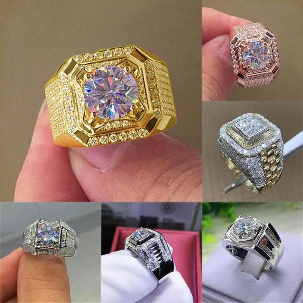wedding rings luxury big 2.5 carat white crystal gold for men women hip hop punk micro pave cz rhinestone ring rock biker party jewelry, Slivery;golden
wedding rings luxury big 2.5 carat white crystal gold for men women hip hop punk micro pave cz rhinestone ring rock biker party jewelry, Slivery;golden