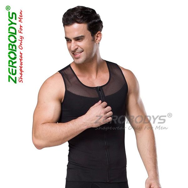 men's body shapers 2021 men shaper vest zipper bodybuilding net fabric cloth polyester three colors zerobodys, Black;brown
men's body shapers 2021 men shaper vest zipper bodybuilding net fabric cloth polyester three colors zerobodys, Black;brown