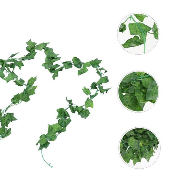 5pcs simulation 90 leaves vines fake creeper rattan hanging plant ornaments decorative flowers & wreaths
5pcs simulation 90 leaves vines fake creeper rattan hanging plant ornaments decorative flowers & wreaths