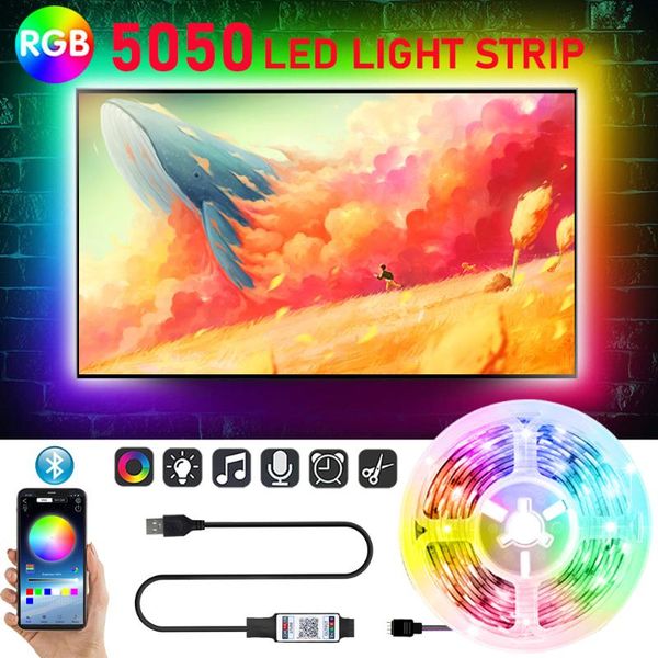 strips rgb 5v bluetooth app control led light usb flexible decoration tv backlight for room, party, kitchen, yard
strips rgb 5v bluetooth app control led light usb flexible decoration tv backlight for room, party, kitchen, yard