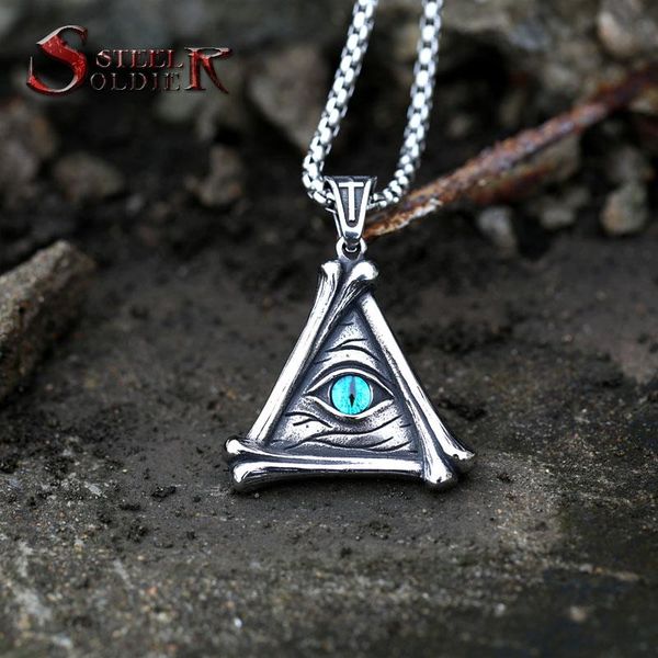 Steel Soldier Stainless Eye Of God Pendant Men Women Good Detail Chain Necklace Jewelry Necklaces, Silver
Steel Soldier Stainless Eye Of God Pendant Men Women Good Detail Chain Necklace Jewelry Necklaces, Silver