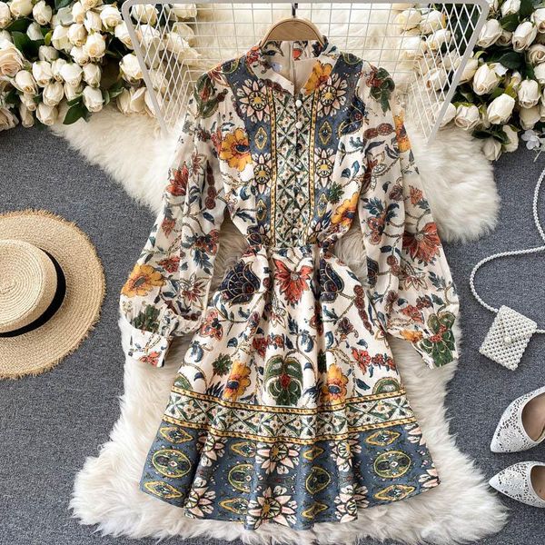 casual dresses 2021 fashion elegant dress women's autumn and winter stand collar slim printed a-line clothing vestidos q274, Black;gray
casual dresses 2021 fashion elegant dress women's autumn and winter stand collar slim printed a-line clothing vestidos q274, Black;gray