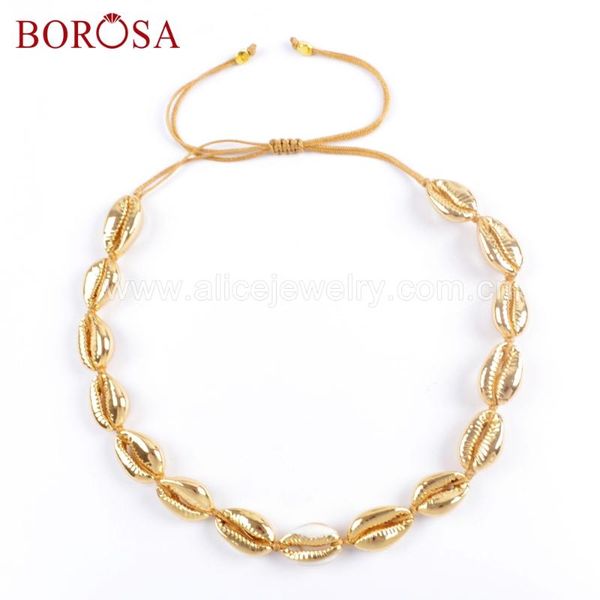 2/3pcs 12inch pure handmade 15 natural cowrie shell adjustable rope choker trim necklace jewelry hd0003 chokers, Golden;silver
2/3pcs 12inch pure handmade 15 natural cowrie shell adjustable rope choker trim necklace jewelry hd0003 chokers, Golden;silver