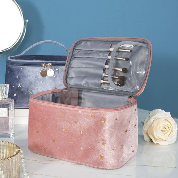 women's cosmetic bag large capacity convenient handbag waterproof starry sky professional makeup artist special bags & cases
women's cosmetic bag large capacity convenient handbag waterproof starry sky professional makeup artist special bags & cases