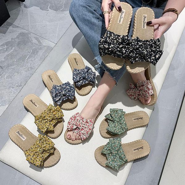 slippers 2021 women's summer for outer wear fashion flat-bottomed non-slip bow solid color beach shoes, Black
slippers 2021 women's summer for outer wear fashion flat-bottomed non-slip bow solid color beach shoes, Black