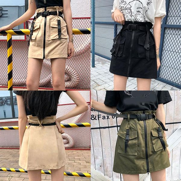 skirts black hip hop high waist pockets skirt ladies summer a-line korea bottoms short mini for women streetwear with belt
skirts black hip hop high waist pockets skirt ladies summer a-line korea bottoms short mini for women streetwear with belt