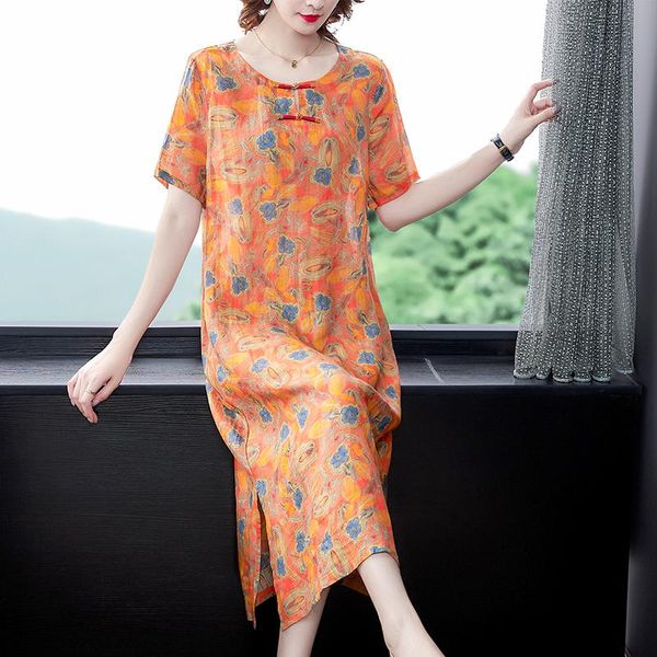 casual dresses zuoman spring summer women silk women's fashion loose o-neck print flower dress plus size 4xl vestidos, Black;gray
casual dresses zuoman spring summer women silk women's fashion loose o-neck print flower dress plus size 4xl vestidos, Black;gray