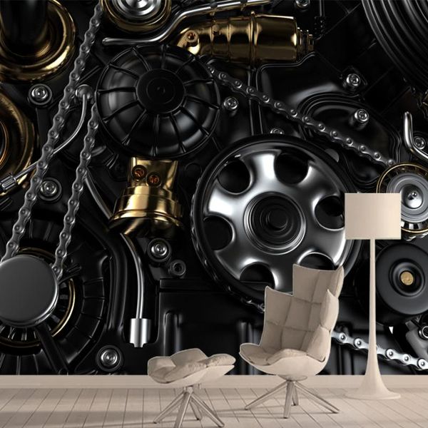 wallpapers modern mechanical gear 3d mural wall paper papers home decor murals stripe for living room bedroom walls improvements
wallpapers modern mechanical gear 3d mural wall paper papers home decor murals stripe for living room bedroom walls improvements