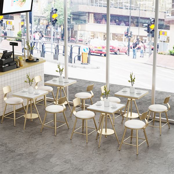 nordic milk tea shop simple net red coffee dessert round iron table and chair combination wholesale
nordic milk tea shop simple net red coffee dessert round iron table and chair combination wholesale