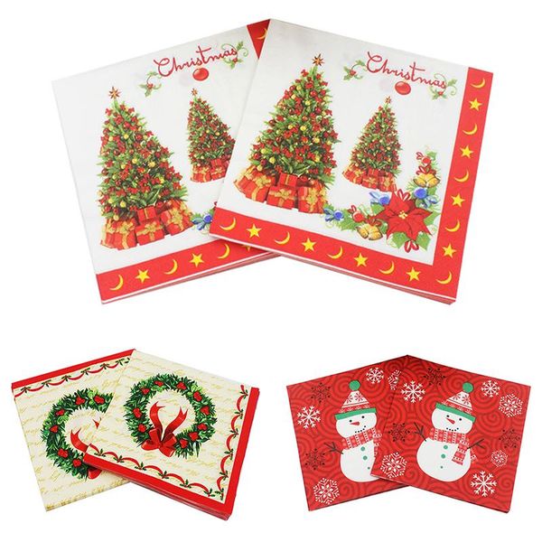 disposable dinnerware 2021 birthday party decorate christmas printed for cleaning tableware 2 layers paper napkins wood pulp events supplies
disposable dinnerware 2021 birthday party decorate christmas printed for cleaning tableware 2 layers paper napkins wood pulp events supplies