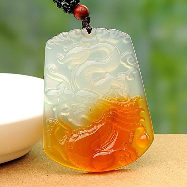fine jewelry fashion chalcedony hand-carved dragon necklace auspicious blessing pendant christmas gift, Black;brown
fine jewelry fashion chalcedony hand-carved dragon necklace auspicious blessing pendant christmas gift, Black;brown