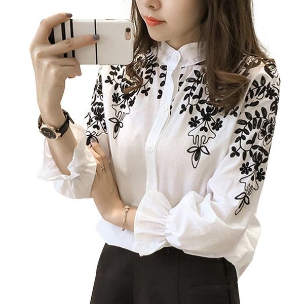 women's blouses & shirts embroidery blouse shirt cotton linen women camisas femininas summer fashion lady plus size 4xl white black 7q
women's blouses & shirts embroidery blouse shirt cotton linen women camisas femininas summer fashion lady plus size 4xl white black 7q