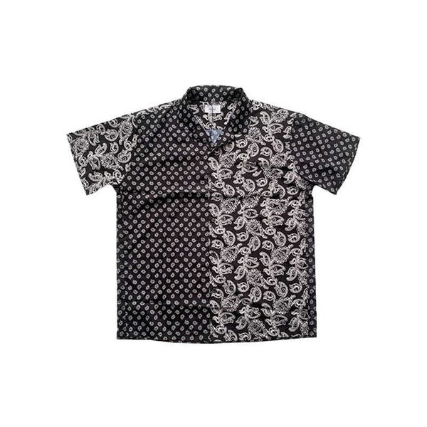 rhude niche design high street cashew blossom stitched short sleeve shirt men's and women's casual high sense shirt fashion 7mh9, Black
rhude niche design high street cashew blossom stitched short sleeve shirt men's and women's casual high sense shirt fashion 7mh9, Black